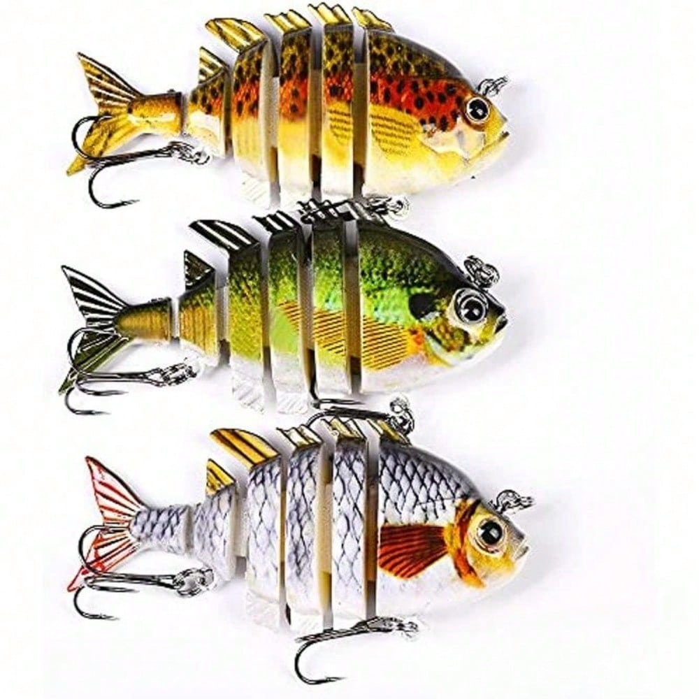 3D Bionic Fishing Lure, Topwater Lure, Artificial Bait With Double Hook, Fishing Accessories For Outdoor Fishing, Tackle Supplies