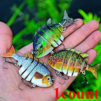 3D Bionic Fishing Lure, Topwater Lure, Artificial Bait With Double Hook, Fishing Accessories For Outdoor Fishing, Tackle Supplies