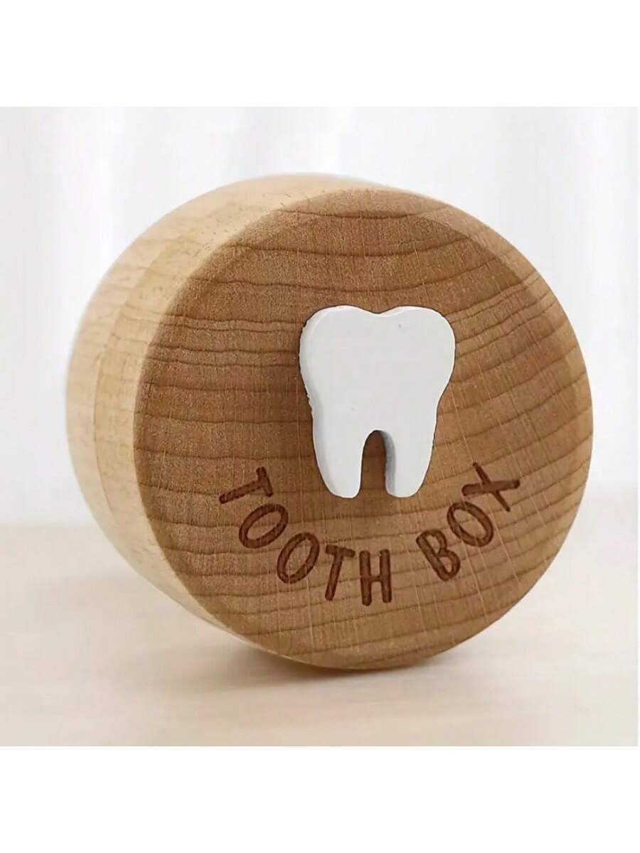 3D Carved Wooden Tooth Fairy Box, Cute Storage Case For Girls To Keep Lost Teeth, Tooth Fairy Gift Baby Shower Family Decorations Gifts Baby Shower Easter Gifts Things For Girls/Boys