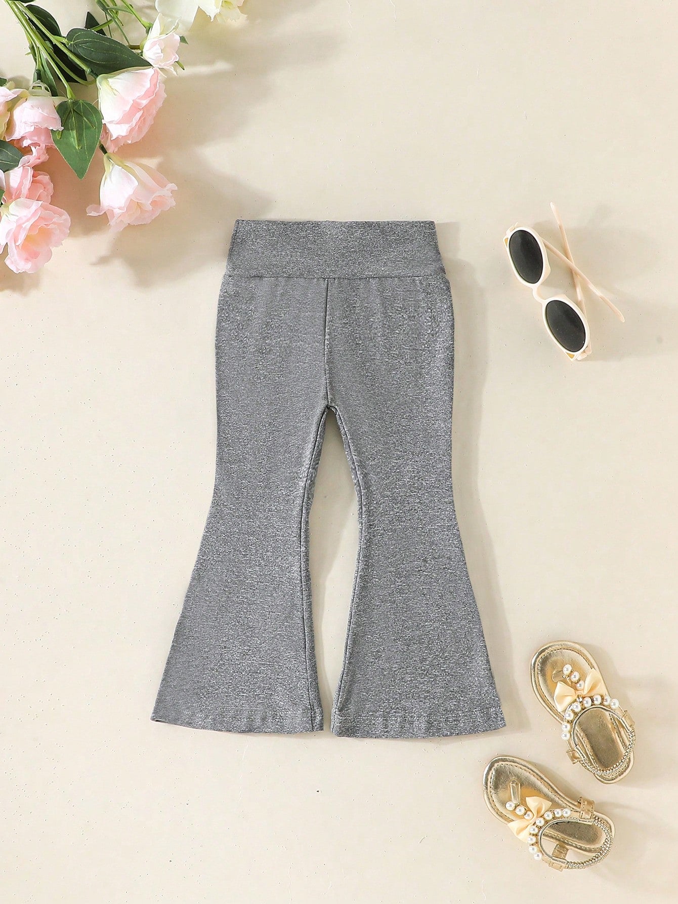 3pcs/Pack Baby Girl Casual Pants In Assorted Colors
