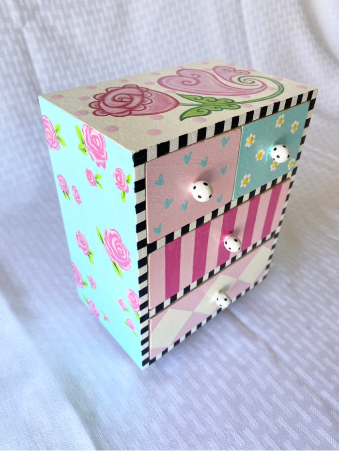 4 Drawer Jewelry Box