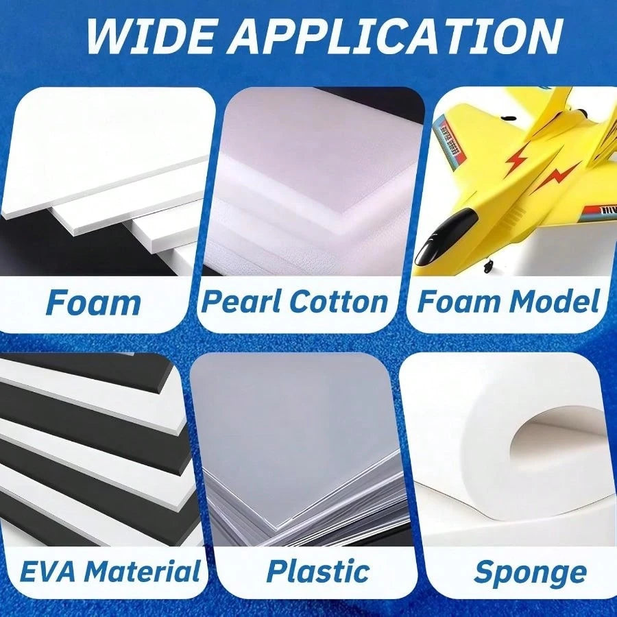 4OZ Foam Glue With Brush, High Strength Foam Adhesive EVA Sponge Rubber Pearl Cotton Plastic Sheets, Waterproof Glue Crafts Model Making Home Repairs