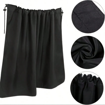 4PC Car Privacy Curtains- 95% Blackout Sunshades W/Adjustable Divider For SUV/Sedan- Privacy Shades For Travel, Camping