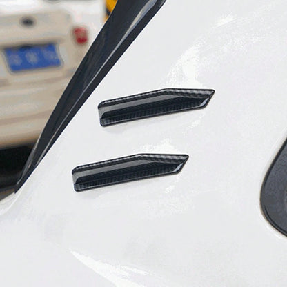 4pcs Car Front & Rear Bumper Anti-Collision Strips, Front Bumper Wind Deflector Body Decorative Stickers, Spoiler Noise Reduction Car Front Lip Stickers