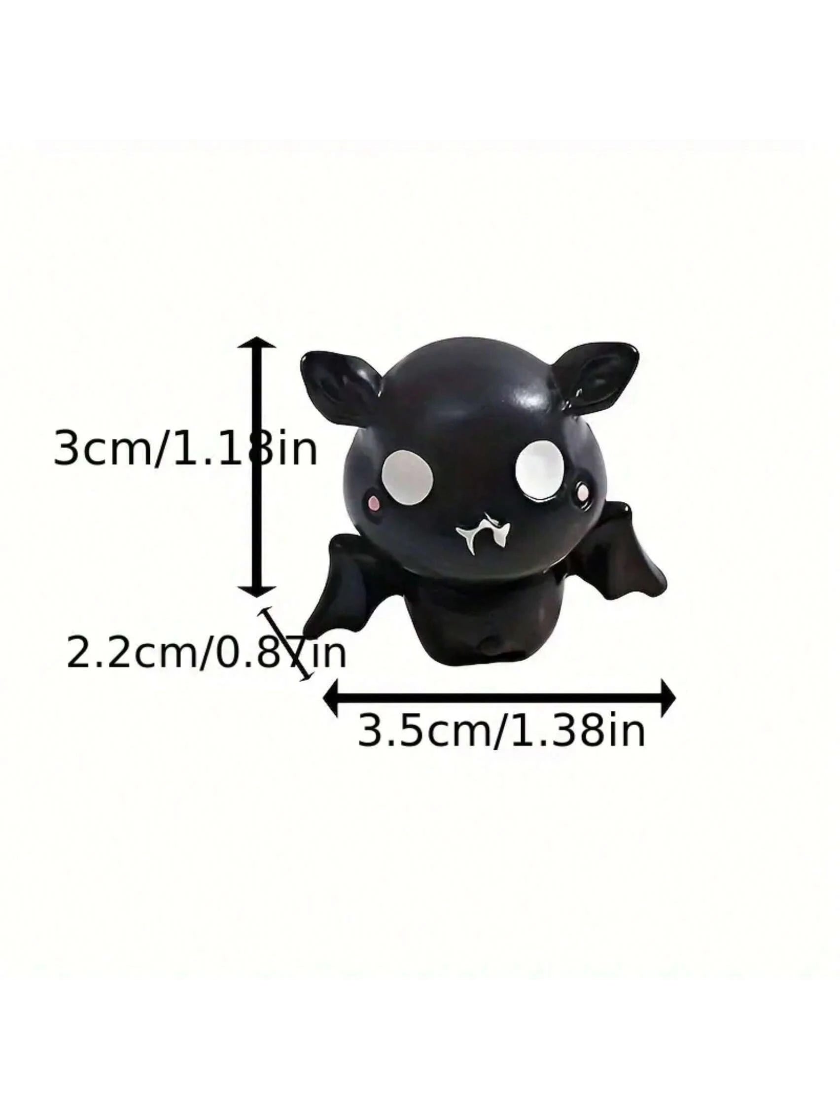 4pcs Cute Halloween Themed Resin Car Dashboard Hanging Decor- Charming Car Interior Accessories
