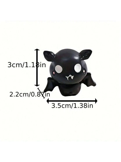 4pcs Cute Halloween Themed Resin Car Dashboard Hanging Decor- Charming Car Interior Accessories