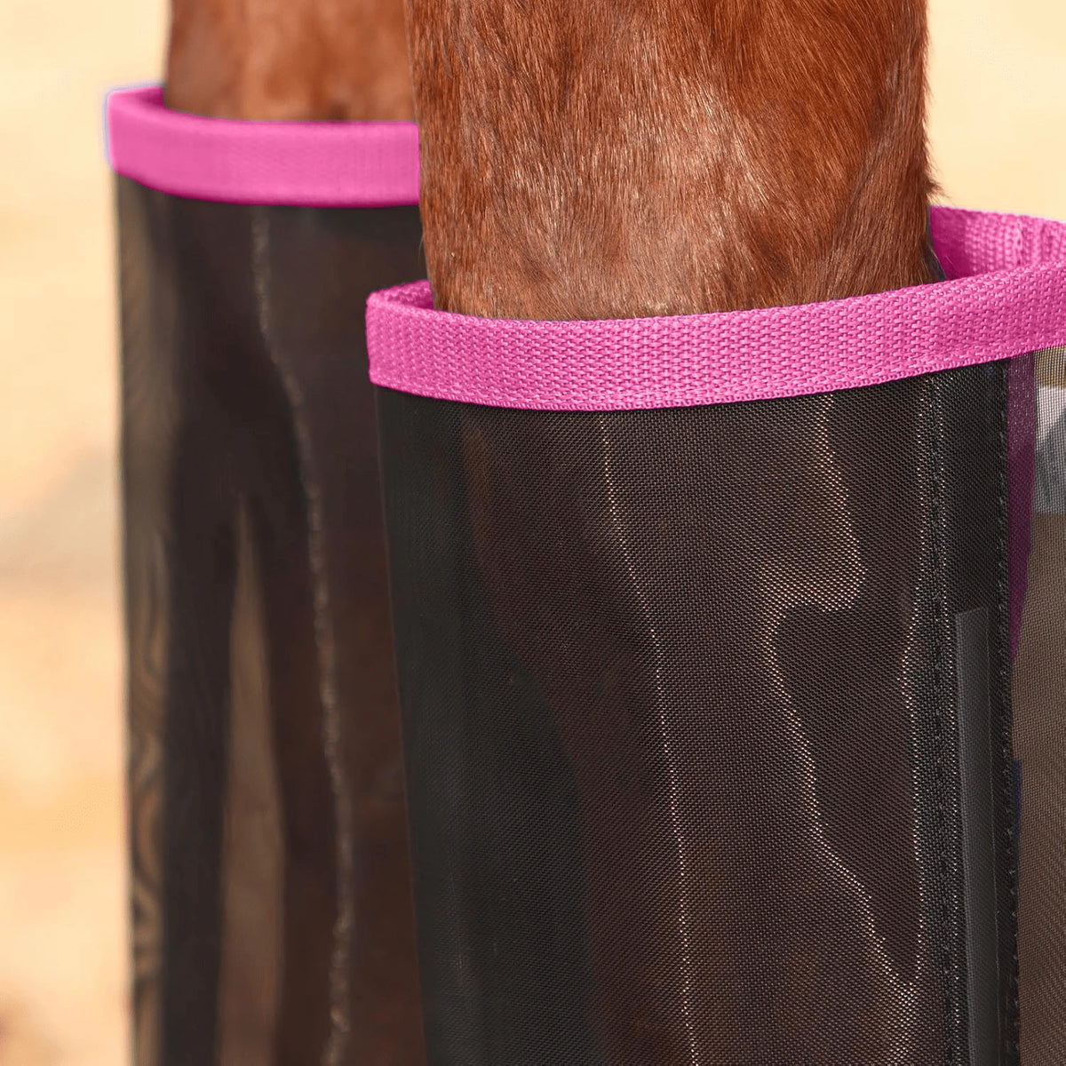 4pcs Horse Fly Boots, Breathable Mesh Horse Leg Wraps To Reduce Hoof Injury And Leg Fatigue, Prevent Horse From Flies And Mosquito Bites