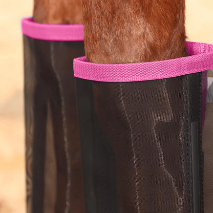 4pcs Horse Fly Boots, Breathable Mesh Horse Leg Wraps To Reduce Hoof Injury And Leg Fatigue, Prevent Horse From Flies And Mosquito Bites