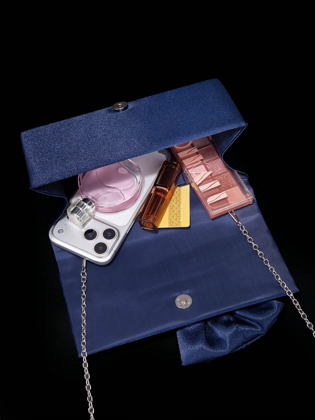 4pcs Luxury Rhinestone Jewelry Set: Sparkling Pendant Necklace, Earrings, Bracelet, Paired With Fashionable Satin Butterfly Clutch Bag, Ideal For Formal Occasions Like Galas, Weddings, Birthdays