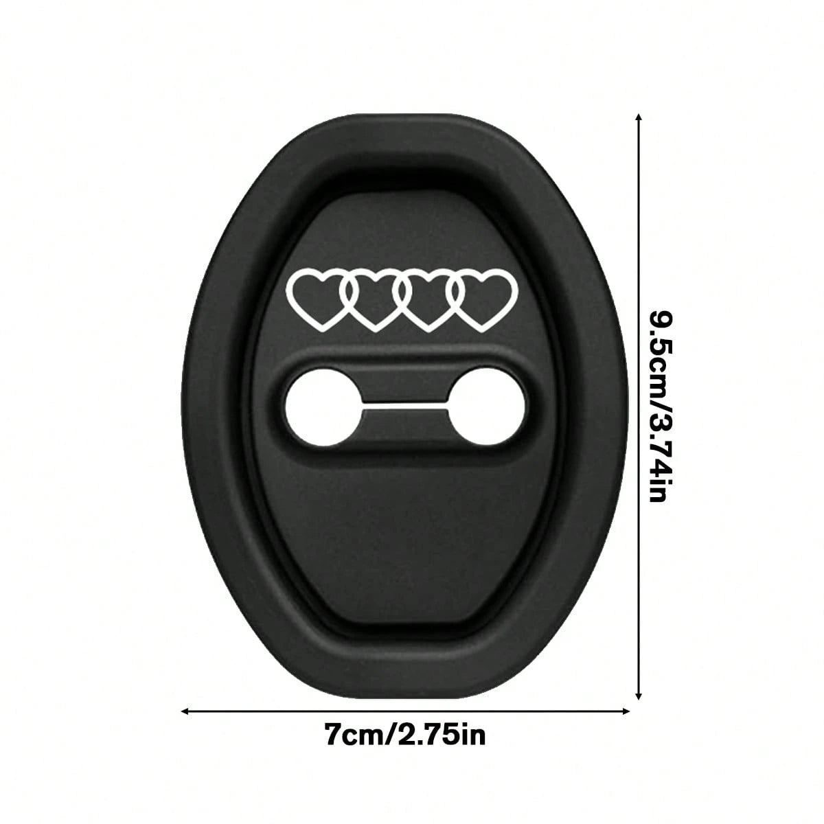 4pcs Upgraded Car Door Lock Cover, Silicone Car Door Lock Protector For Protection And Noise Reduction, Universal Car Exterior Accessories (4-Piece Set)