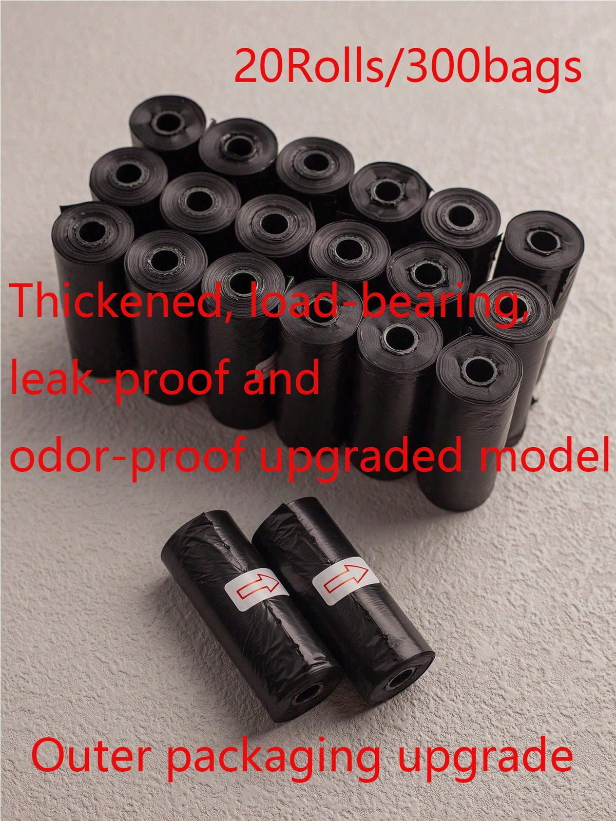 5/10/20/50 Rolls Thickened Leak-Proof Dog Poop Bags, Small Dog/Cat Pooper Scooper Bags, Outdoor Cleaning