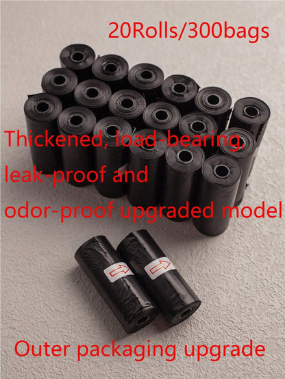 5/10/20/50 Rolls Thickened Leak-Proof Dog Poop Bags, Small Dog/Cat Pooper Scooper Bags, Outdoor Cleaning