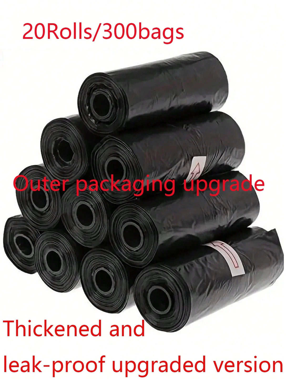 5/10/20/50 Rolls Thickened Leak-Proof Dog Poop Bags, Small Dog/Cat Pooper Scooper Bags, Outdoor Cleaning