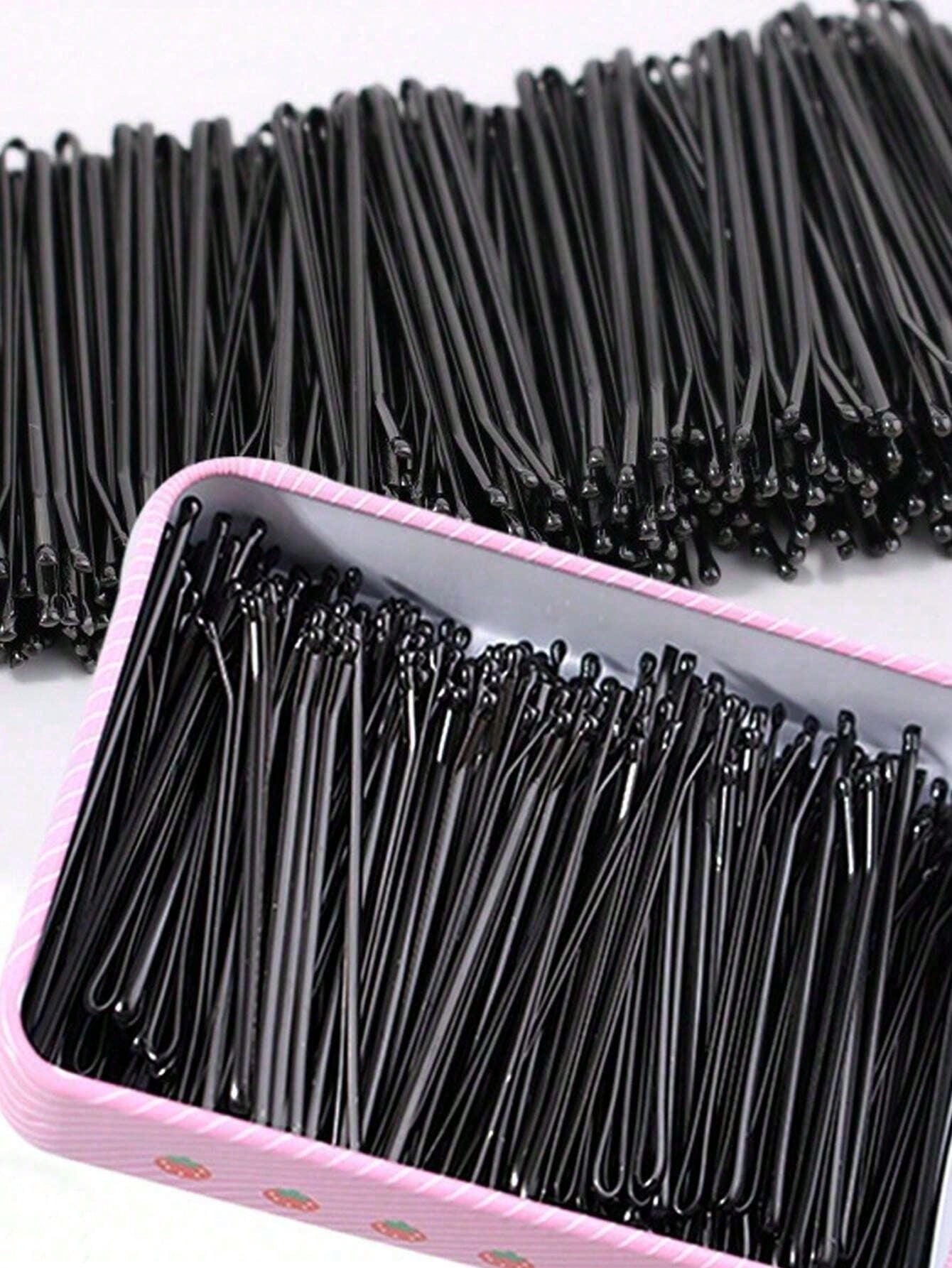 5/50/100/150/200pcs Women's Black Hair Clips, Side Clips, Hairpins, U-Shaped Hairpins, Steel Clip Accessories, Everyday Wear