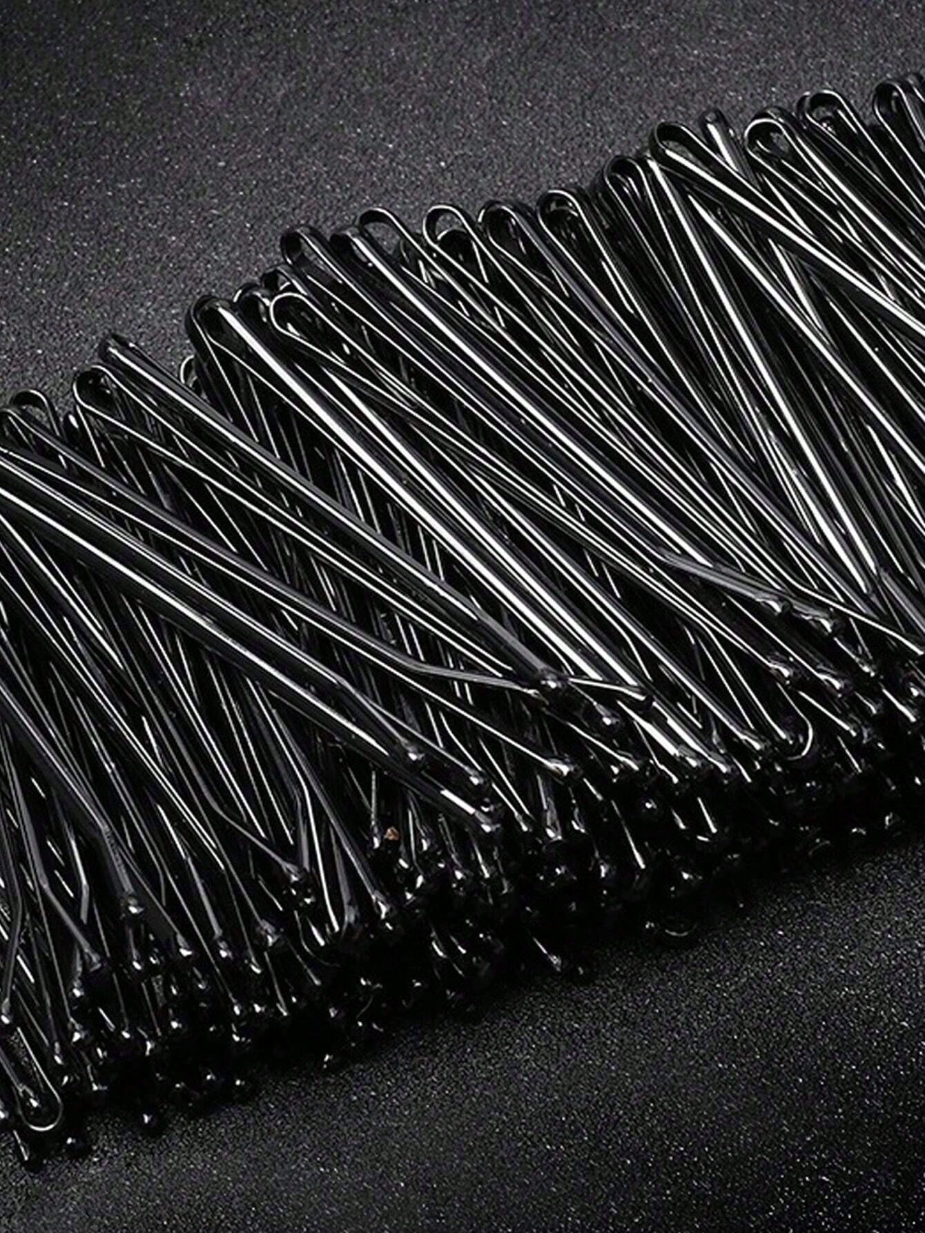 5/50/100/150/200pcs Women's Black Hair Clips, Side Clips, Hairpins, U-Shaped Hairpins, Steel Clip Accessories, Everyday Wear