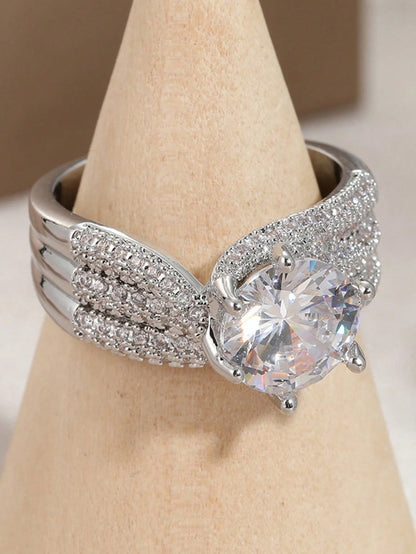 5 Carat Luxury Moissanite 925 Sterling Silver Ring, Full Moissanite Stone, Anniversary, Birthday, Wedding, Engagement Gift