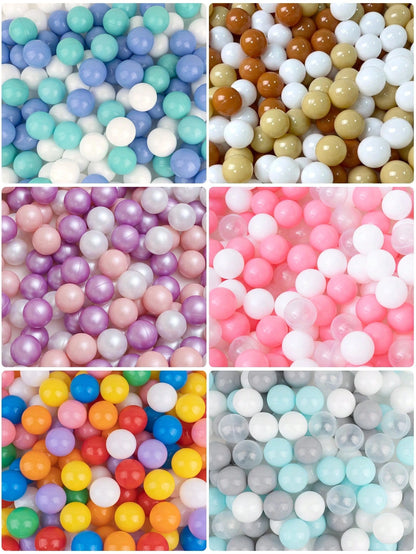 50pcs 2.16inch Ball Pit Balls- Perfect For Kids' Pool Parties, Ball Pit Pools, Photo Booth Props, Birthday Christmas Party Decoration, Pet Toys