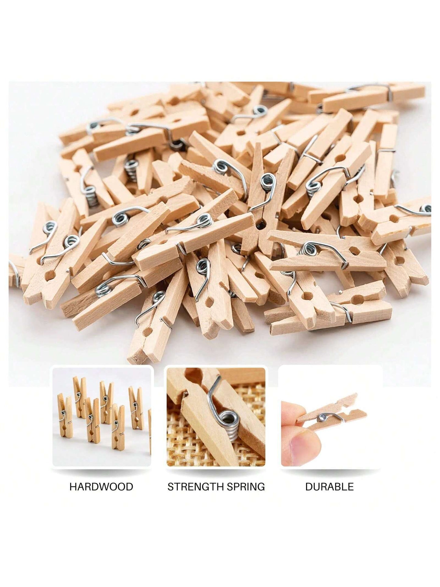 50PCS Baby Shower Clothespins Games Girl Plastic Clothes Pin With Waterproof Bag Mini Pink Pin Bulk 1.18 Inch For Party Decorations, DIY Crafts Gender Reveal Clothespins Baby Shower Clothes Pins Plast