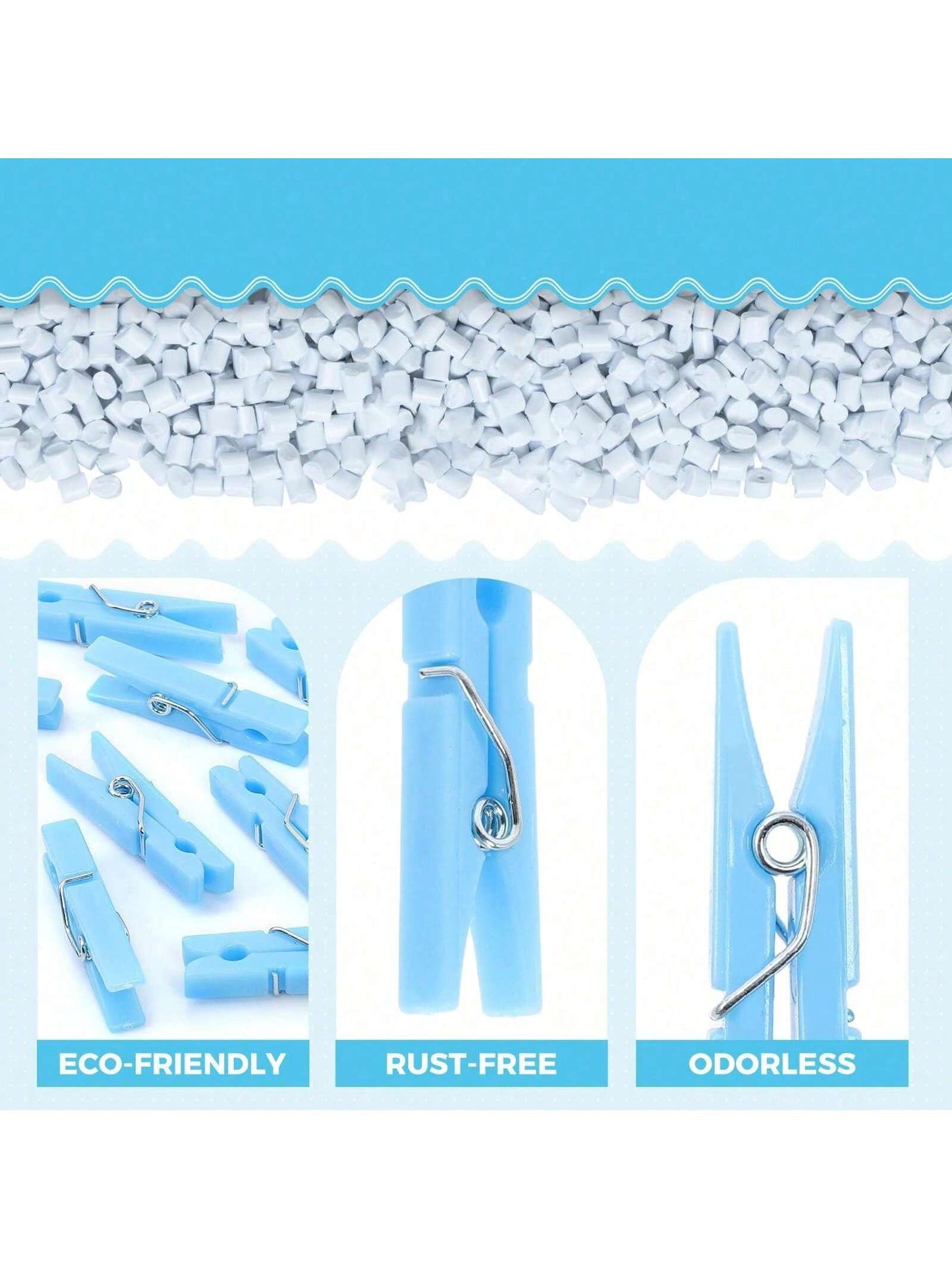 50PCS Baby Shower Clothespins Games Girl Plastic Clothes Pin With Waterproof Bag Mini Pink Pin Bulk 1.18 Inch For Party Decorations, DIY Crafts Gender Reveal Clothespins Baby Shower Clothes Pins Plast