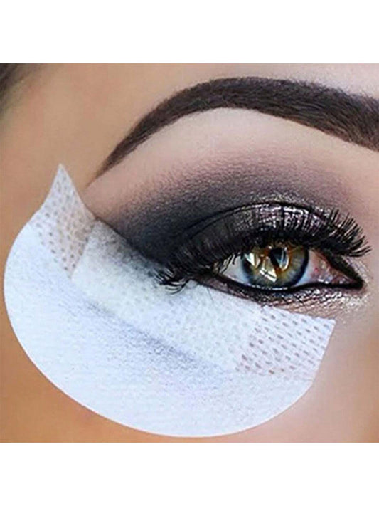 50pcs Eye Liner Pen Cap, Protect Brush Tip From Fraying, Suitable For Eye Shadow Shield, False Eyelash, Makeup Tools