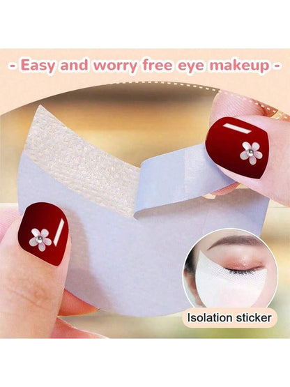 50pcs Eye Liner Pen Cap, Protect Brush Tip From Fraying, Suitable For Eye Shadow Shield, False Eyelash, Makeup Tools