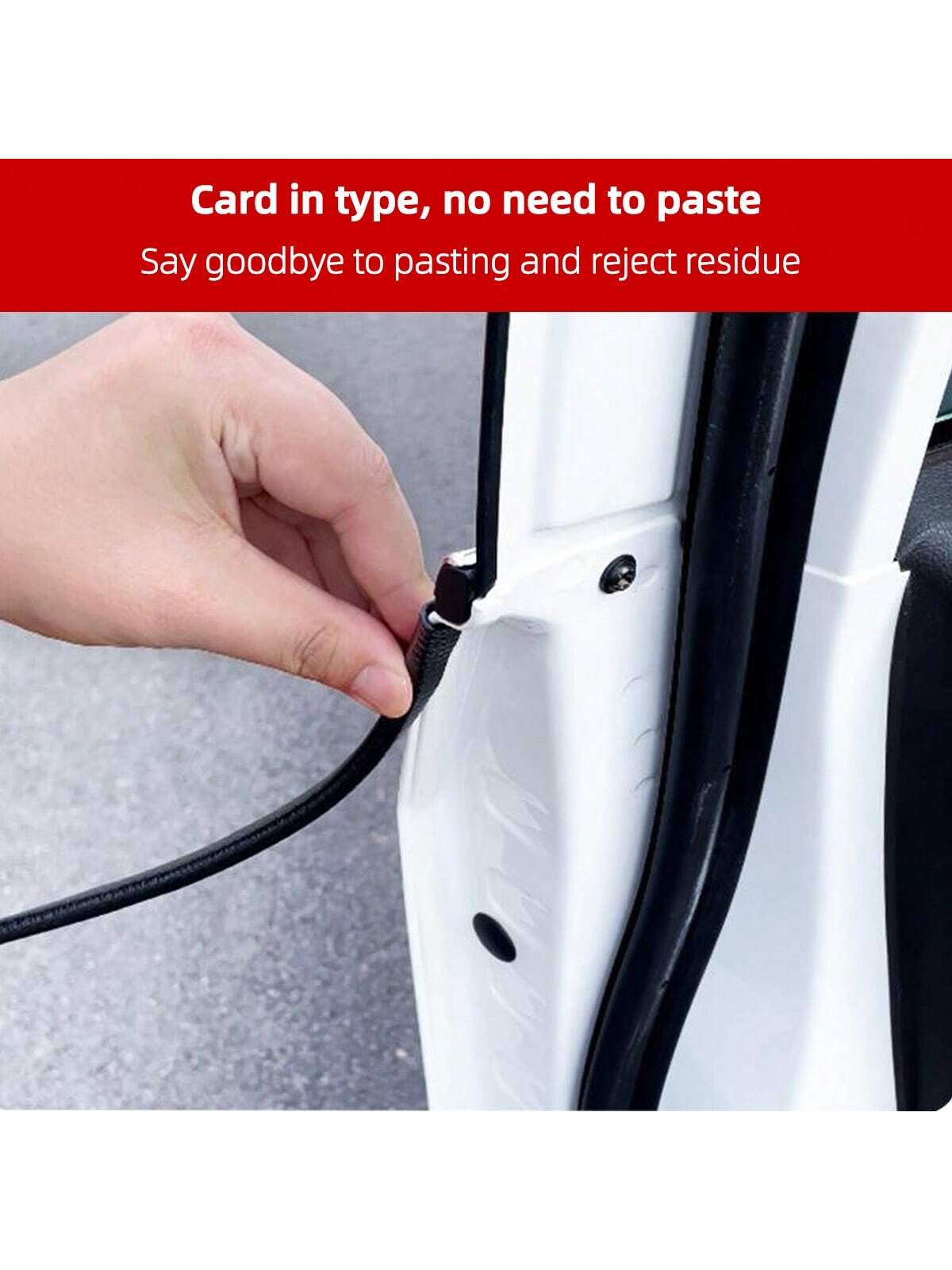 5M U Type Universal Car Door Edge Guards Trim Styling Moulding Protection Strip Anti Scratch Collision Protector Vehicle