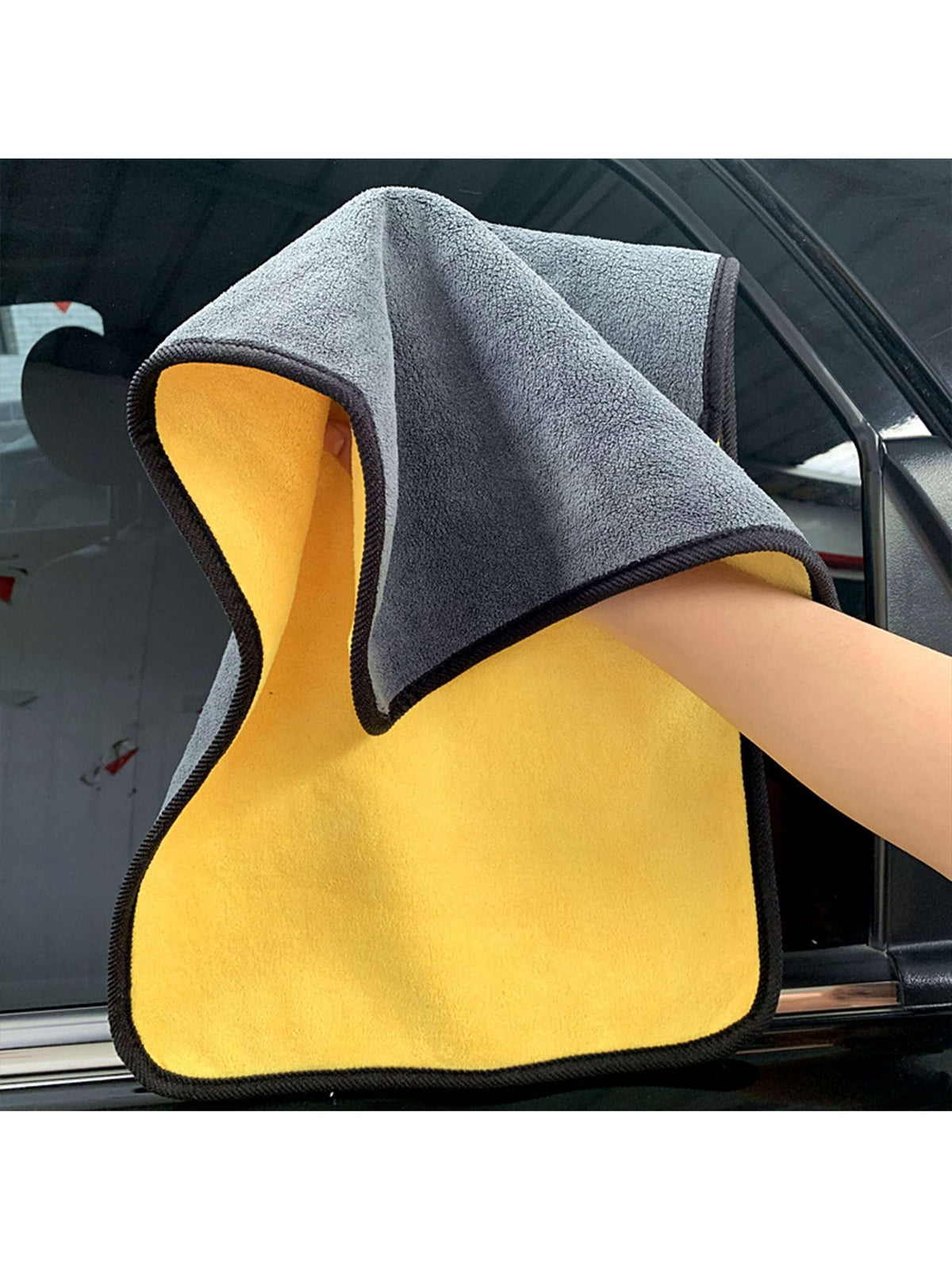5pcs/3pcs/2pcs/1pc Ultra Soft Microfiber Car Cleaning Towels, Pet Towels, Lint-Free, 400g/Sqm, Super Absorbent, Thick Washable Kitchen Cloths, Suitable For Cleaning Car Windshield, Windows, Dashboard