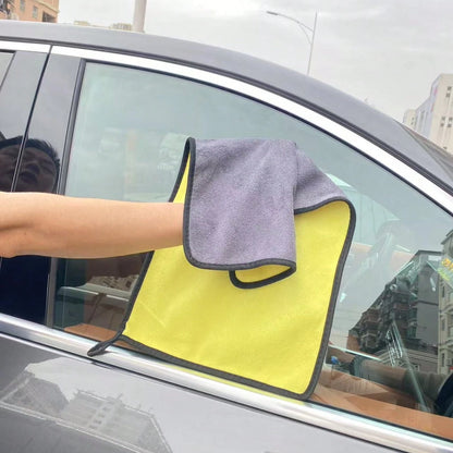 5pcs/3pcs/2pcs/1pc Ultra Soft Microfiber Car Cleaning Towels, Pet Towels, Lint-Free, 400g/Sqm, Super Absorbent, Thick Washable Kitchen Cloths, Suitable For Cleaning Car Windshield, Windows, Dashboard