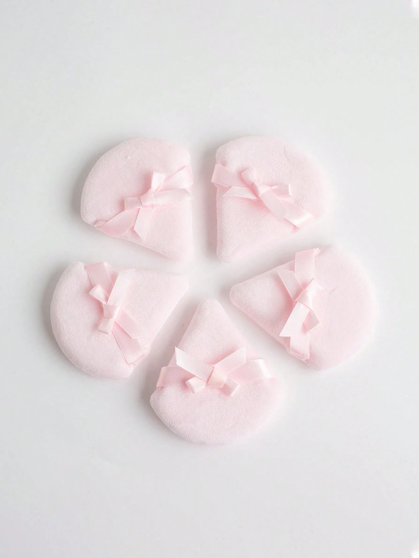 5pcs Butterfly Shaped Makeup Sponge Puff, Dual-Sided Fluffy Powder Puff For Home & Makeup Artists (Triangle Shape),Makeup,Cheap,Room Decor,Vanity,Travel,Bedroom,Makeup Accessories,Puff,Makeup Blender