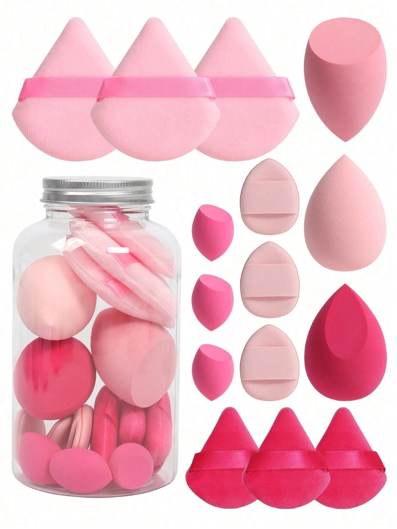 5pcs Different Shaped Makeup Sponges