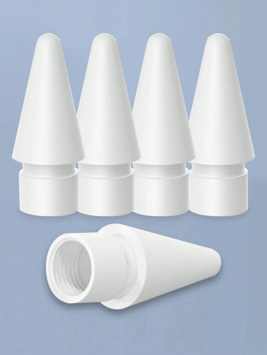 5pcs/set Apple Original Pencil Tips Compatible With 1st/2nd Generation, Wear-resistant And Capacitive Pen Heads