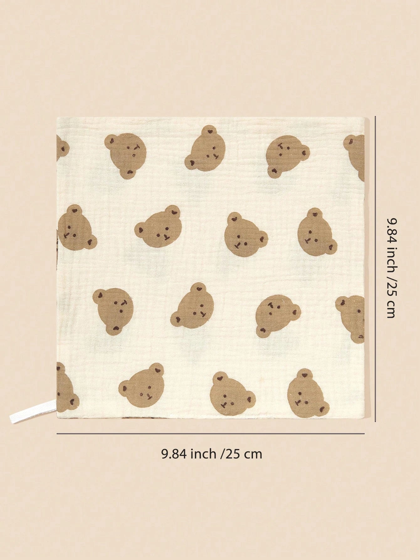 5pcs/Set Gauze Handkerchief Square Towels For Feeding