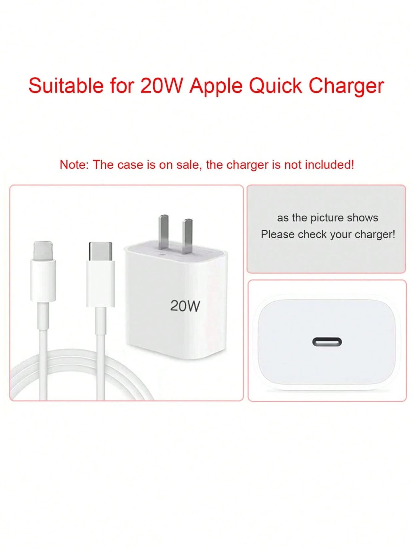5pcs Transparent Minimalist Charger Protective Covers, Compatible With 18W/20W, Charging Cable Protective Covers, Charging Head Protective Covers, TPU Material Anti-Fouling Anti-Crack Cable Protective