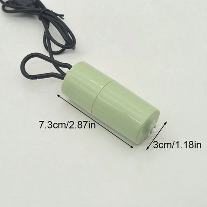 5V 1W USB Quiet Air Pump, Mini Portable Aquarium Oxygenator, Fish Tank Air Compressor Accessories