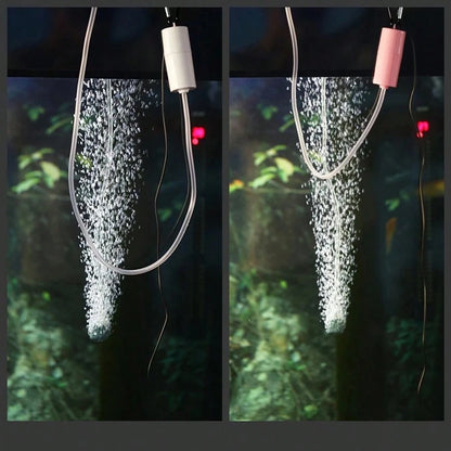 5V 1W USB Quiet Air Pump, Mini Portable Aquarium Oxygenator, Fish Tank Air Compressor Accessories
