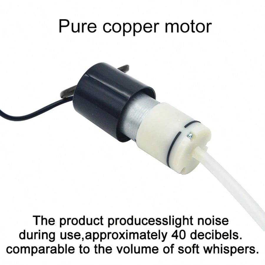 5V 1W USB Quiet Air Pump, Mini Portable Aquarium Oxygenator, Fish Tank Air Compressor Accessories