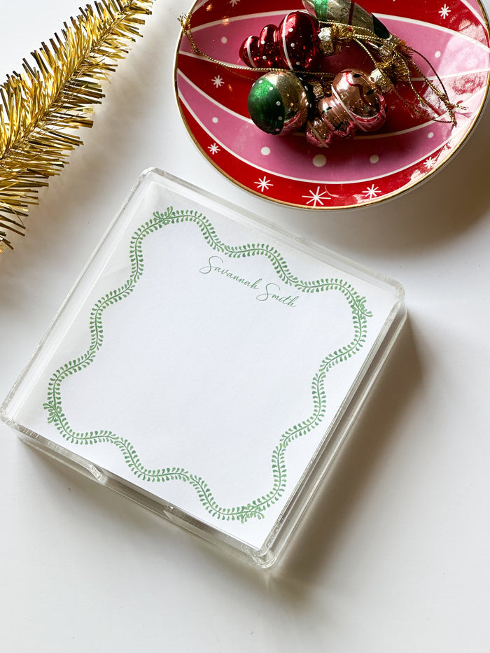 5x5 Acrylic  Notepad or Notecard Holder