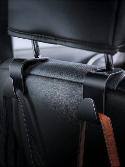 6/2/1pc Car Seat Headrest Hooks, Universal For Front Seats, Car Hooks, Car Hangers, Car Seat Hooks, Universal For Rear Seats, Car Headrest Hooks, Universal Car Interior Accessories, Give These Car Hoo
