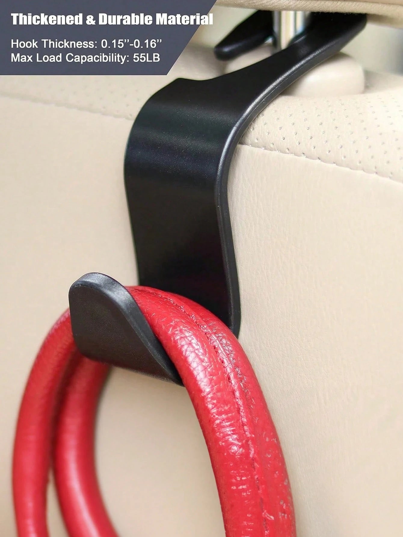 6/2/1pc Car Seat Headrest Hooks, Universal For Front Seats, Car Hooks, Car Hangers, Car Seat Hooks, Universal For Rear Seats, Car Headrest Hooks, Universal Car Interior Accessories, Give These Car Hoo