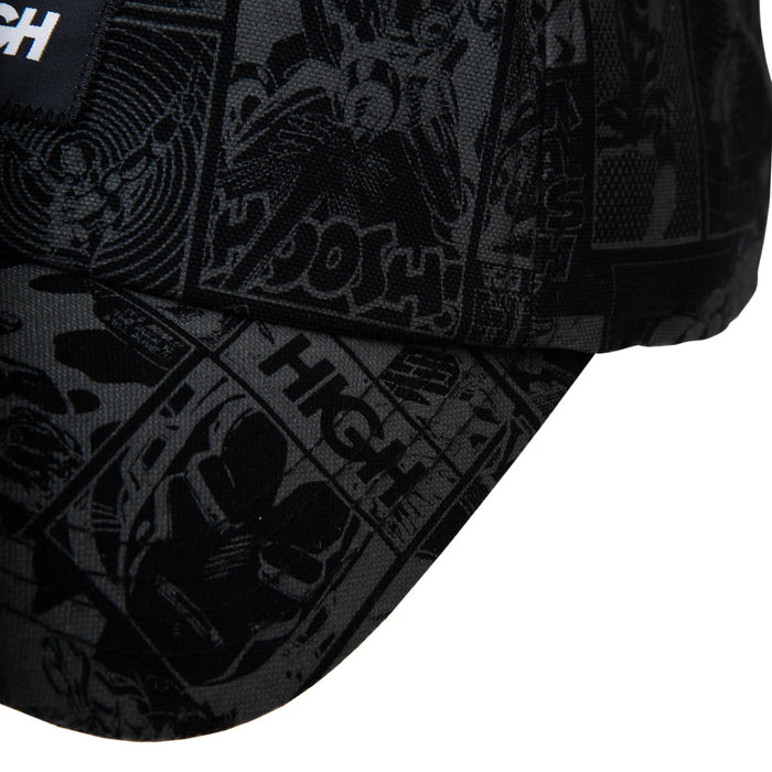 6 Panel HQ Black - Four Street