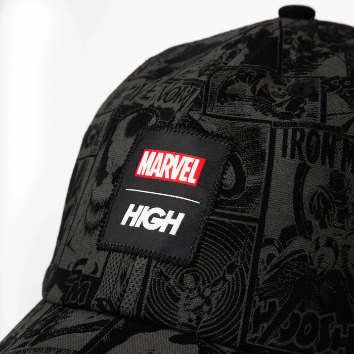 6 Panel HQ Black - Four Street