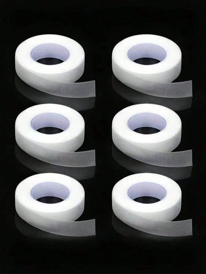 6 Rolls PE Eyelash Extension Tapes, Mini Transparent PE Tapes, Lower Eyelash Tapes, Makeup Tools/Eyelash Tools