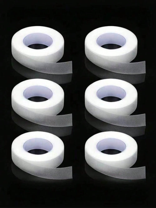 6 Rolls PE Eyelash Extension Tapes, Mini Transparent PE Tapes, Lower Eyelash Tapes, Makeup Tools/Eyelash Tools
