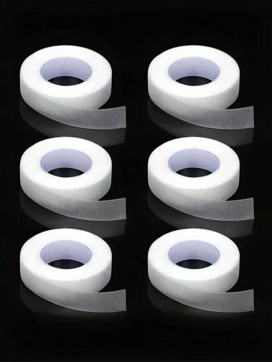 6 Rolls PE Eyelash Extension Tapes, Mini Transparent PE Tapes, Lower Eyelash Tapes, Makeup Tools/Eyelash Tools