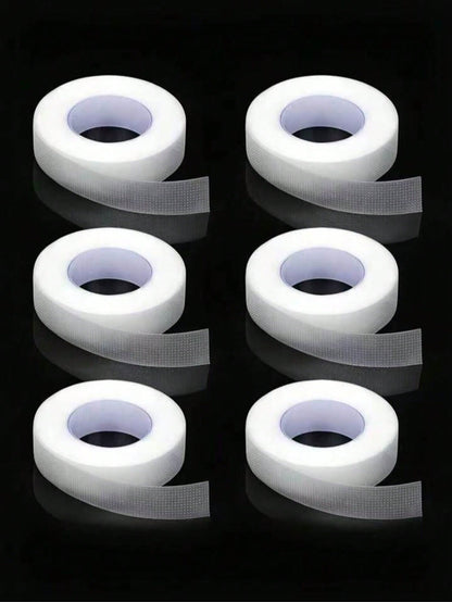 6 Rolls PE Eyelash Extension Tapes, Mini Transparent PE Tapes, Lower Eyelash Tapes, Makeup Tools/Eyelash Tools