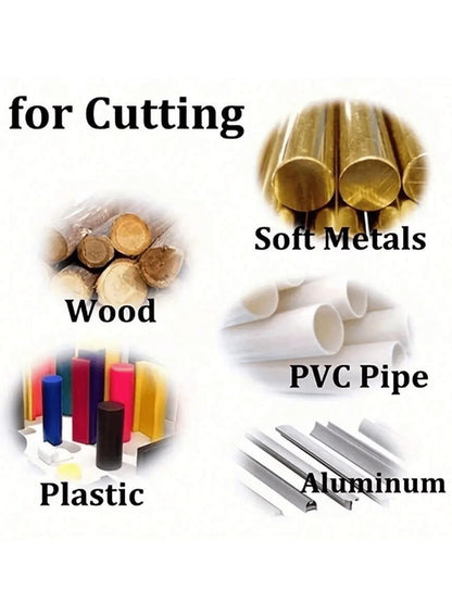6pcs High Speed Steel Mini Saw Blade Set, Suitable For Wood, Plastic And Metal- Stainless Steel Material With Arbor- Ideal For DIY Enthusiasts And Professionals- Perfect For Small Projects And Repa