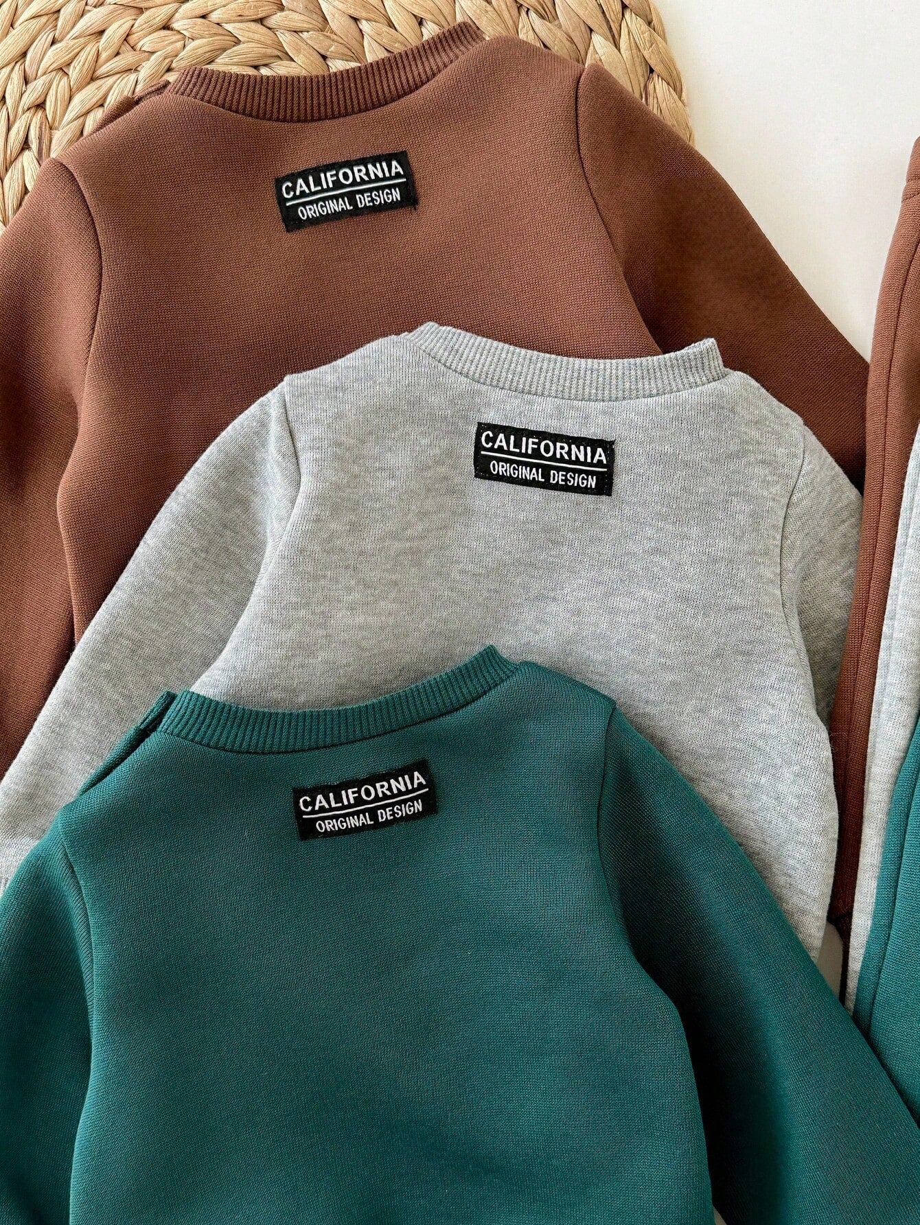 6pcs-Piece Set Newborn Baby Boy Casual Round-Neck And Trousers With Patch,Green,Autumn,Modest,Family Matching Toddler Fall Sweatpants Set Winter