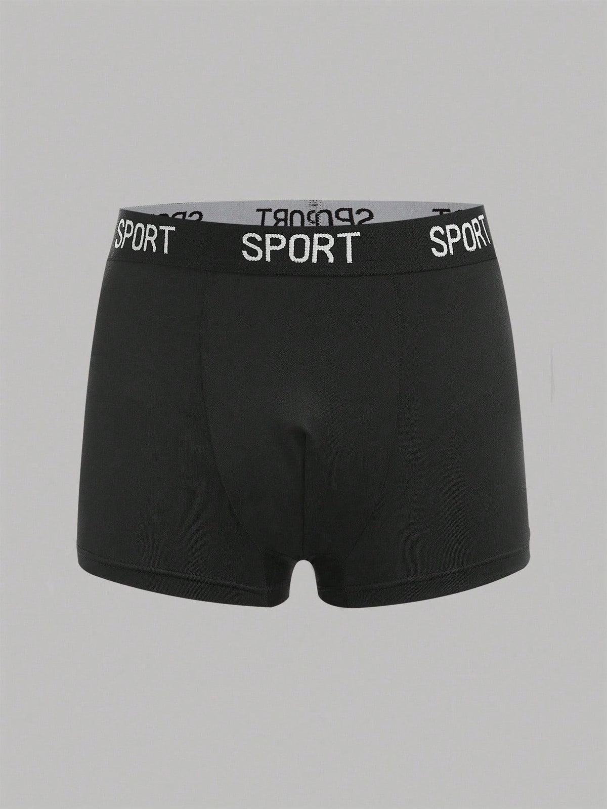 6pcs Teen Boy Simple Comfortable Letter Elastic Waist Briefs