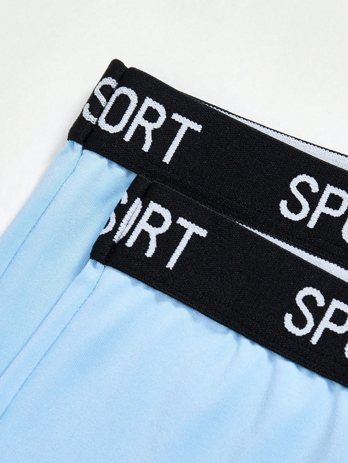 6pcs Teen Boy Simple Comfortable Letter Elastic Waist Briefs