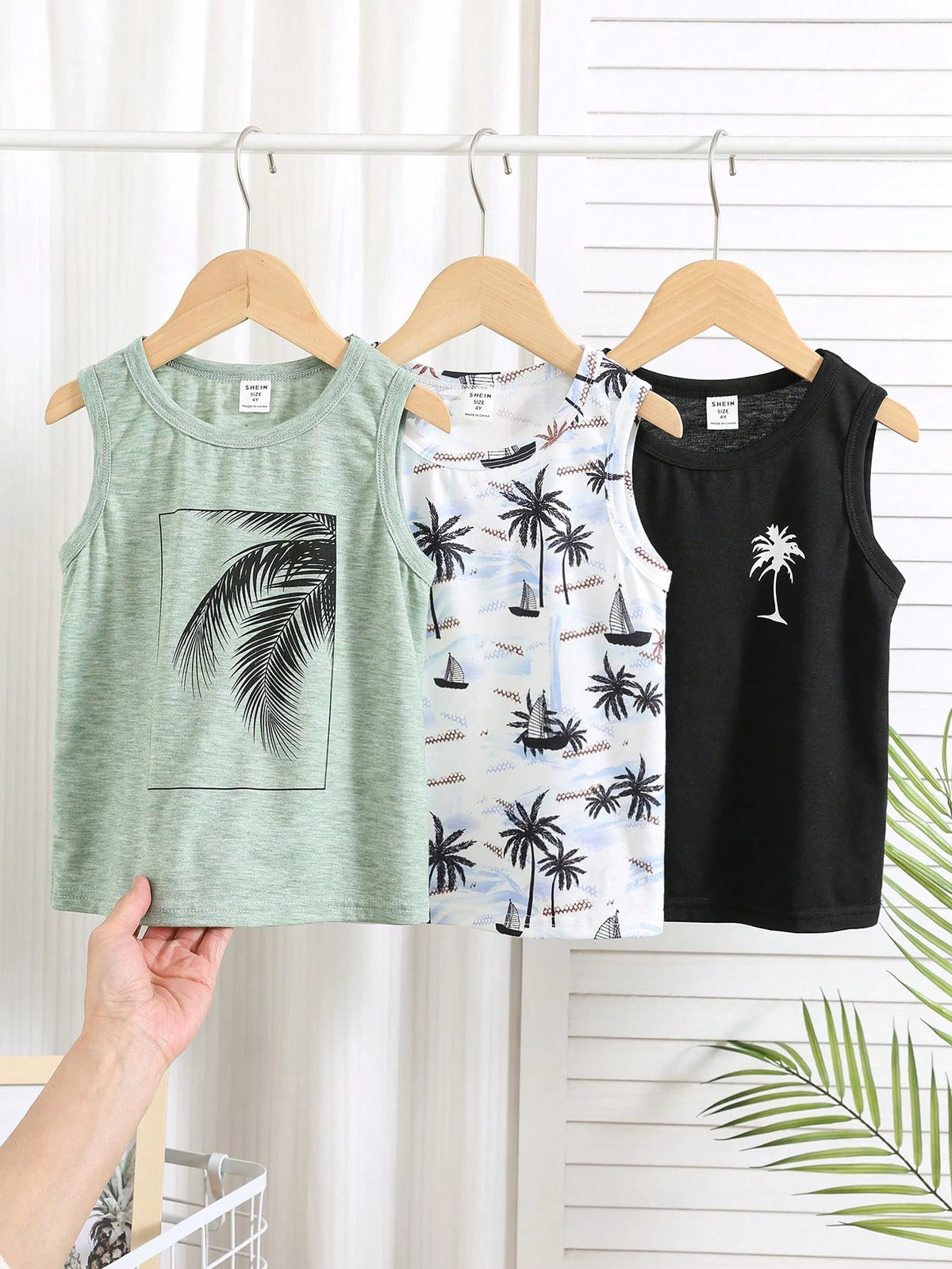 6pcs Tween Boys' Casual Solid Color Fitted Undershirt, White Sleeveless Vest, Suitable For Summer And Spring